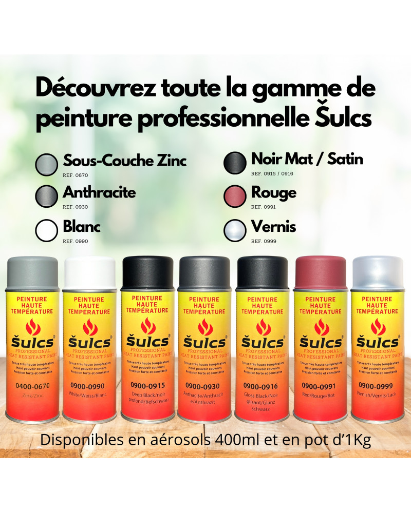 découvrez notre peinture haute température spécialement conçue pour les cheminées, offrant une protection durable contre la chaleur intense et un fini esthétique impeccable.